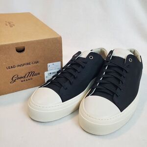 Good Man Brand Sneakers Size 9.5 Black White Legacy Lo Top Canvas NEW $228
